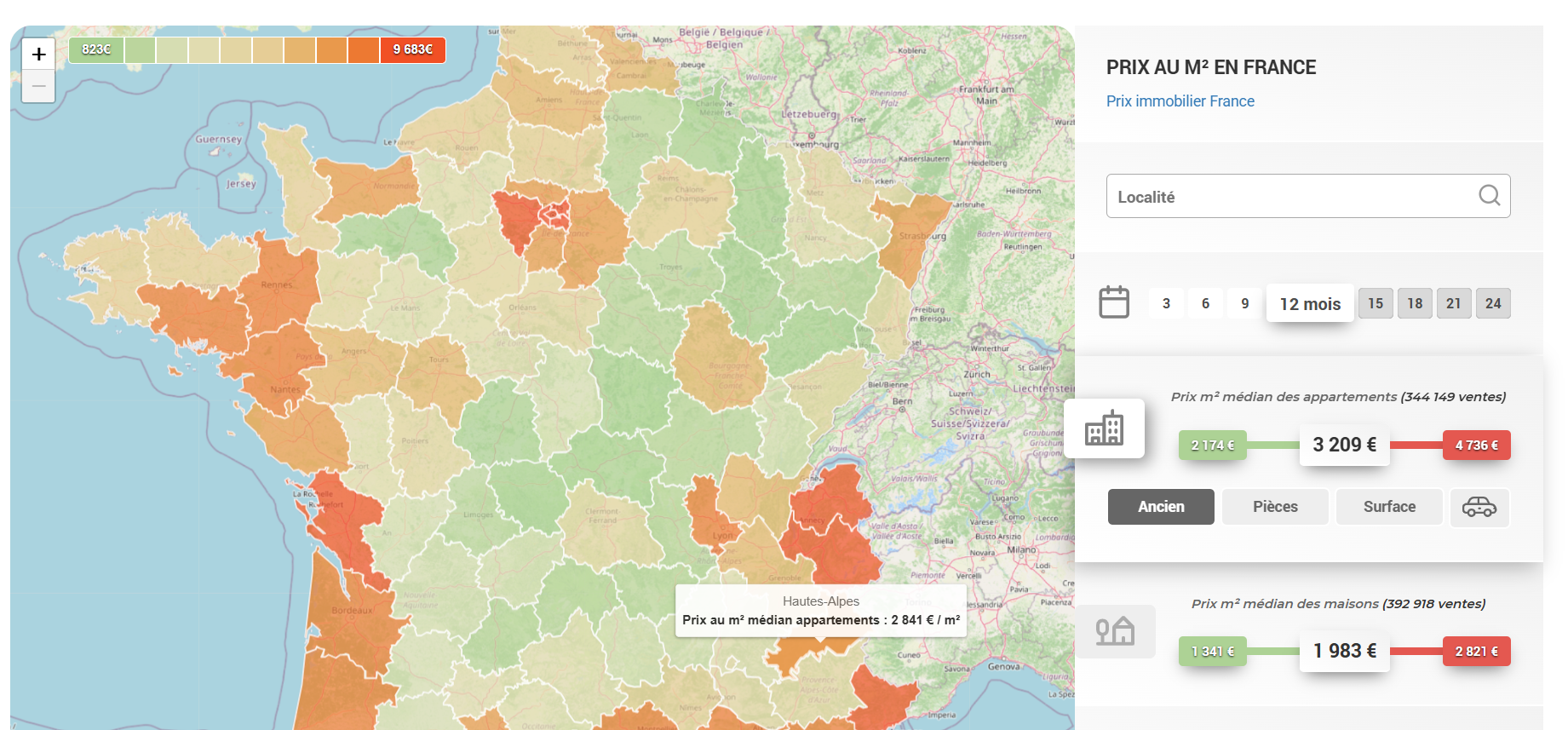 carte-prix-immobilier-france-notaires